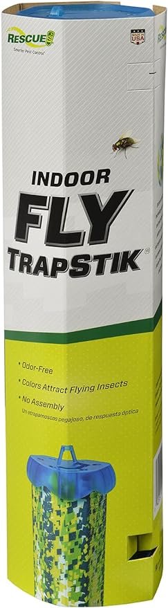 RESCUE! Fly TrapStik – Indoor Hanging Fly Trap - 2 Pack