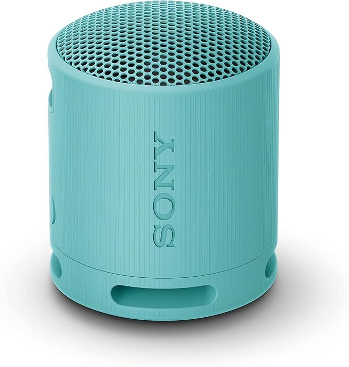 Sony SRS-XB100 Wireless Bluetooth Portable Lightweight Super-Compact Travel Speaker, Extra-Durable IP67 Waterproof & Dustproof, 16 Hour Battery, Versatile Strap, and Hands-Free Calling, Orange New