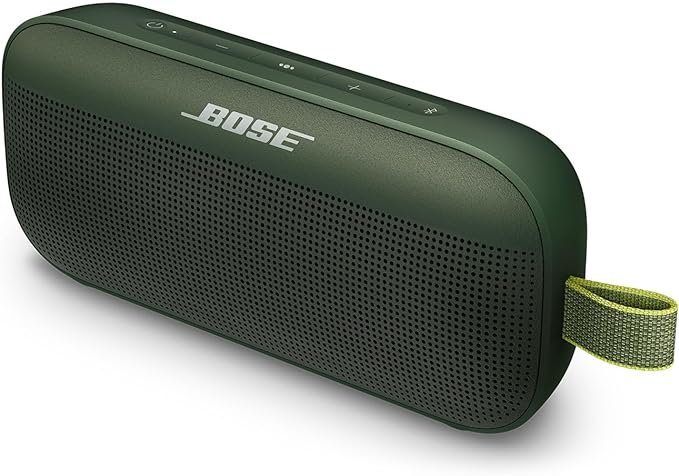 Bose SoundLink Flex Bluetooth Speaker, Portable Speaker with Microphone, Wireless Waterproof Speaker for Travel, Outdoor and Pool Use, White