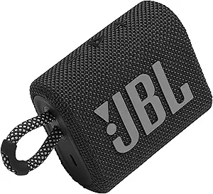 JBL Go 3 Portable Waterproof Wireless IP67 Dustproof Outdoor Bluetooth Speaker (White)