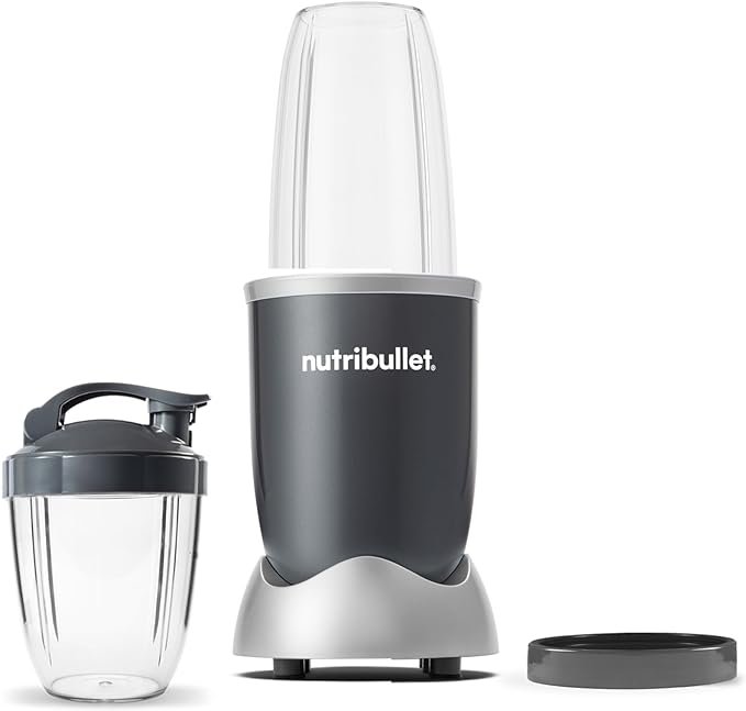 nutribullet Personal Blender for Shakes, Smoothies, Food Prep, and Frozen Blending, 24 Ounces, 600 Watt, Gray, (NBR-0601)